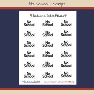 No School Stickers, Planner Stickers, Scrapbooking, School Stickers ...