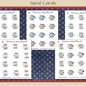 Send Birthday Card Stickers, Send Anniversary Card, Send Baby Card, Send Graduation Card, Send Get Well Card, Sympathy, Decorative Planning