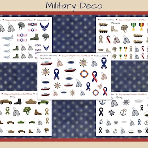 Military Deco Stickers, Military, Uniform, Combat, Soldiers, Airmen, Seamen