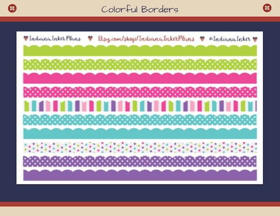 Border stickers discount