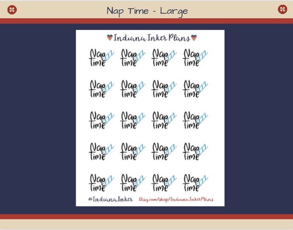 Nap Time Stickers, Scrapbooking, Journaling, Decorative Planning 