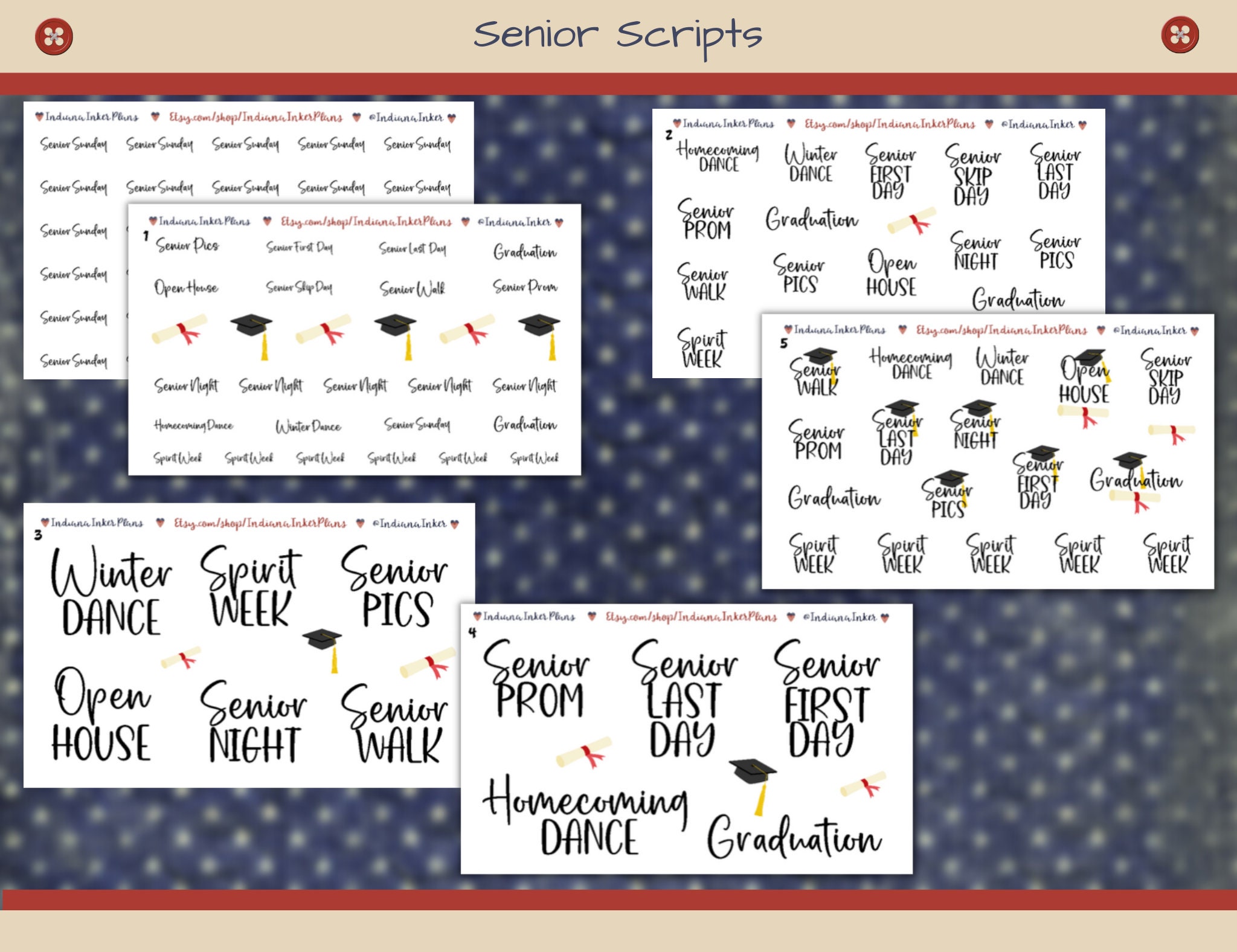 Senior Script Vector Senior Scripts, Graduation Stickers, Senior Day, Senior Pics ...