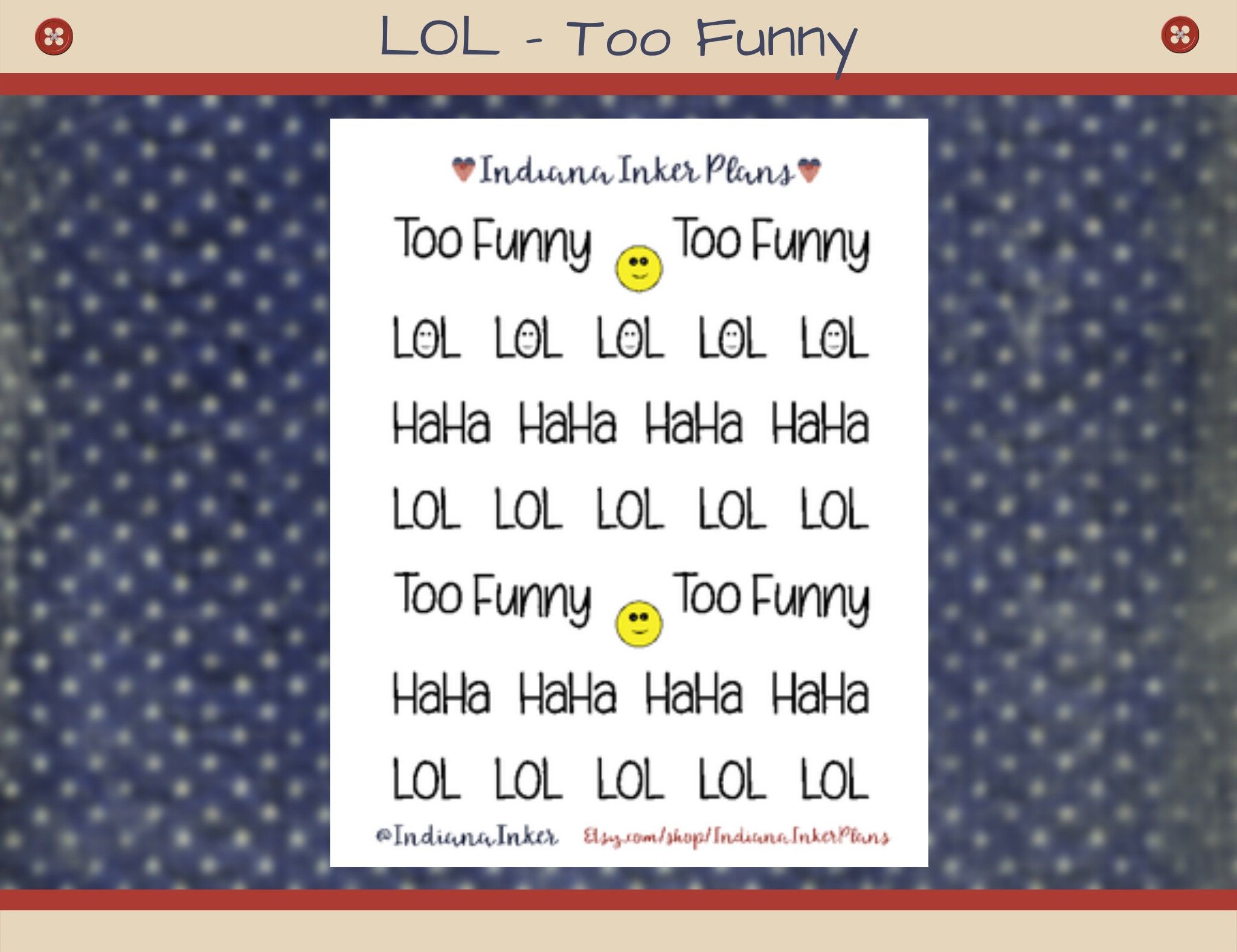 LOL Too Funny Script Stickers Smiley Face Stickers Planner - Etsy Australia LOL Too Funny Script Stickers Smiley Face Stickers Planner - Etsy Australia