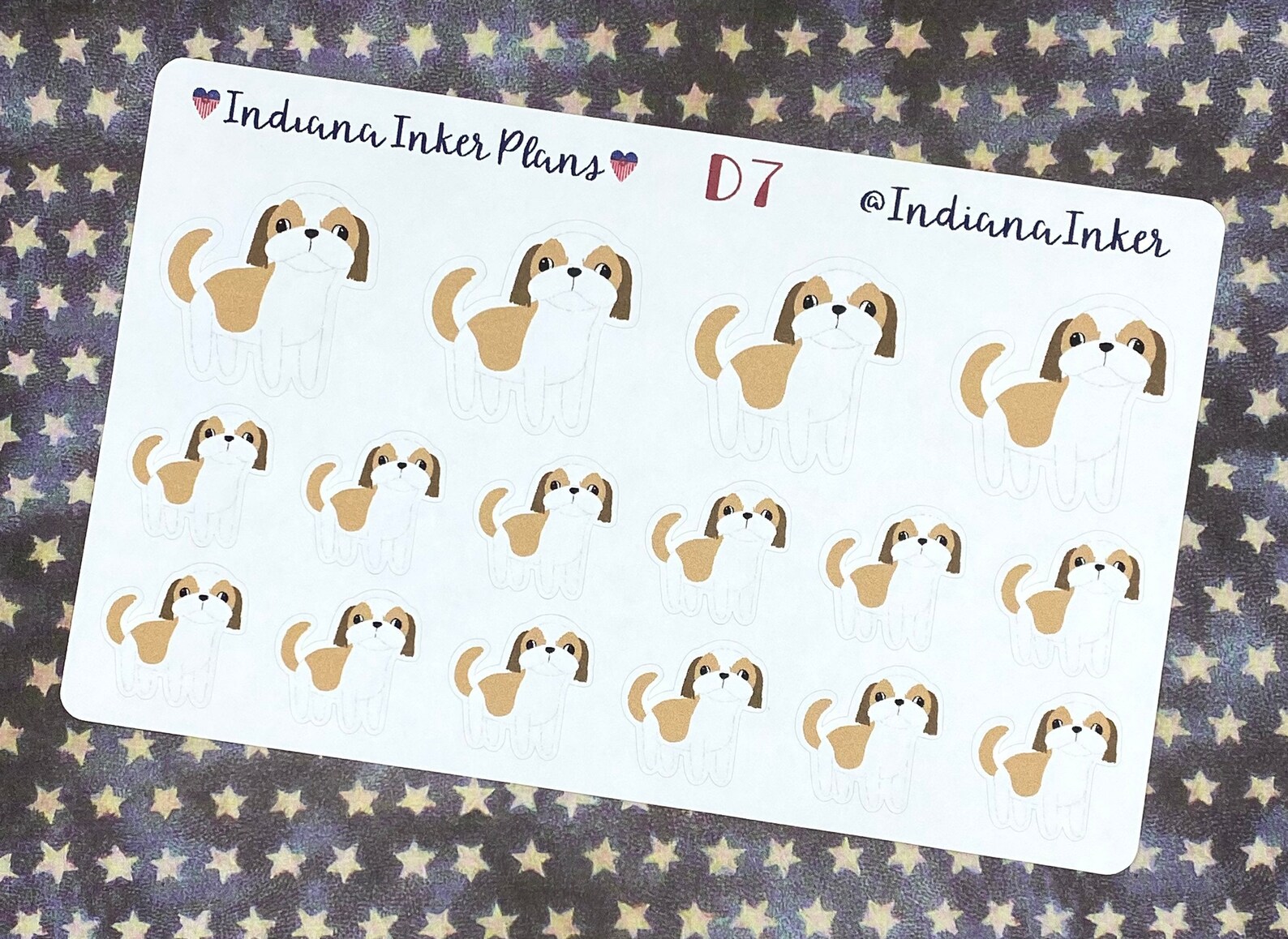 Dog Planner Stickers Doggie Stickers Pet Stickers Etsy