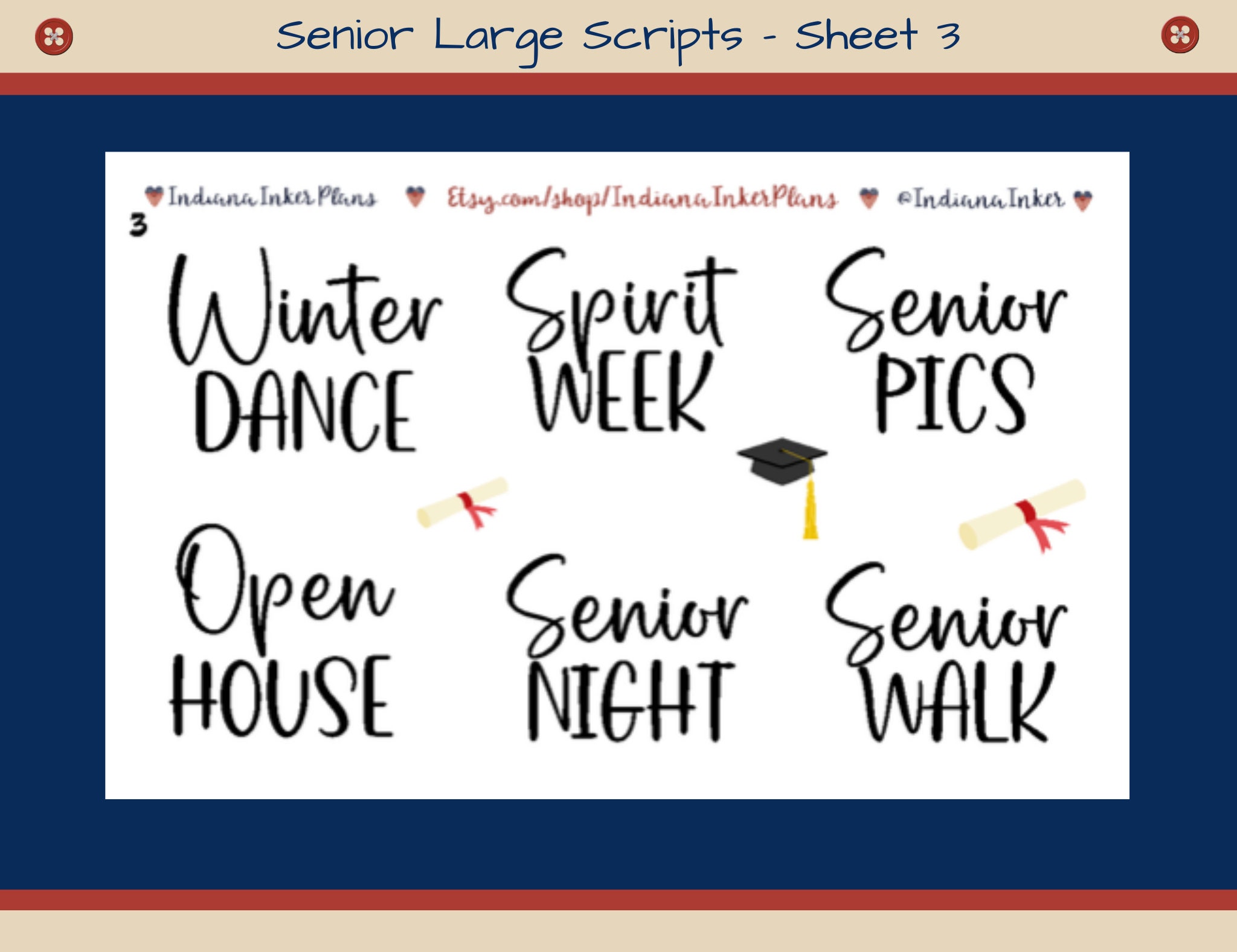 Senior Script Vector Senior Scripts, Graduation Stickers, Senior Day, Senior Pics ...