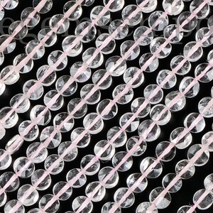 3-3.5mm Rose Quartz Coins Beads, Rose Quartz Faceted Coin Beads, Briolette Quartz Beads, Faceted Quartz Beads, Loose Beads Strand