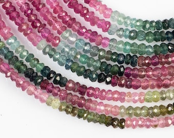 Perline Sciolte Di Tormalina Multicolore Naturale Autentica Di - Foto 13