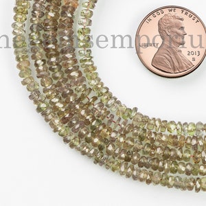 Color Change Garnet Faceted Rondelle, 2.5-3.5mm  Garnet Rondelle Beads, Faceted Beads, Color Change Garnet, Rondelle Beads For Jewelry