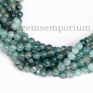 Natural Grandidierite Plain Round  Beads, 5.50-6 mm Grandidierite Smooth Round Shape Beads, Grandidierite Beads, Grandidierite Plain Beads