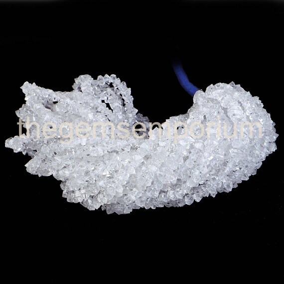 ハーキマー ダイヤモンド クォーツ ナゲット ビーズ、ハーキマー