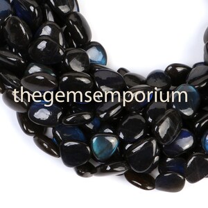 Labradorite Plain Nugget Beads, Labradorite Beads, Labradorite No Heat Beads, Labradorite Tumbled, Jewelry Making Beads, Fire Labradorite