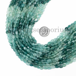 Extremely Rare Natural Grandidierite Beads, Grandidierite Smooth Oval Beads, Plain Grandidierite Beads, Loose Grandidierite, Gemstone Beads