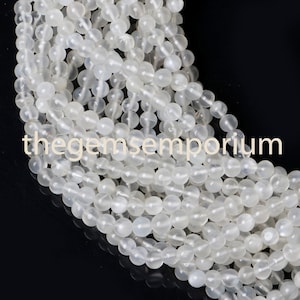 White Moonstone Smooth Plain round Beads, Moonstone Smooth Beads, Moonstone round Beads, White Moonstone Beads, Moonstone beads
