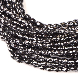 1.5X2.5-3X4.5mm Black Diamond Beads, Barrel Shape Beads, Natural Diamond Beads, AAA Quality Diamond Beads, Loose Diamond Dholki Beads