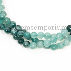 Natural Grandidierite 5.25-5.75mm Round Beads, Grandidierite Smooth Round Beads, Grandidierite Beads, Grandidierite Center Drill Gemstone