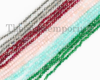 228 Strands al por mayor Multi Stone Beads, Rondelle Beads, 2.25mm Mix Stone Faceted Beads, Rondelle Beads, Multi Gems Beads, Wholesale Bulk Lot