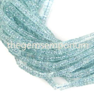 Aquamarine Faceted tyre Beads,Aquamarine Faceted Beads, Aquamarine tyre Beads, Aquamarine Beads ,Aquamarine Wholesale Beads