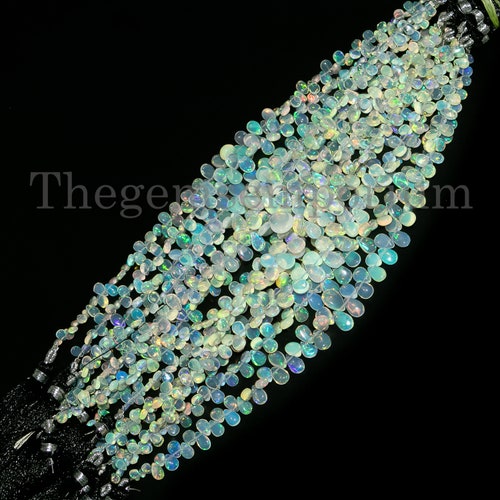 Natural Ethiopian Opal 3x5-6x10MM Pear orders Beads, Ethiopian Opal Pear Beads, Top Quality Opal Beads,Opal Smooth Pear Beads, Ethiopian Opal Beads