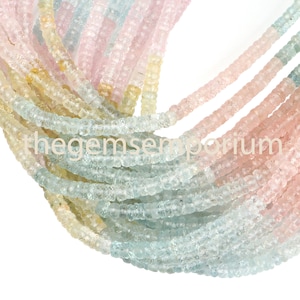 Aquamarine Shaded Faceted tyre Beads, Aquamarine tyre shape Beads, Aquamarine Faceted Beads, Aquamarine Beads, Aquamarine