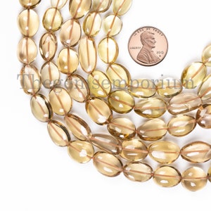 Whisky Quartz Plain Smooth Nugget Gemstone Beads, Whisky Quartz Nuggets, AAA Quality,Gemstone for Jewelry Making