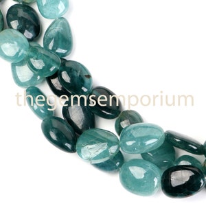 Extremely Rare Natural Grandidierite Plain Smooth Nugget Gemstone Beads,Grandidierite Smooth Nuggets Shape Beads,Gemstone for Jewelry Making