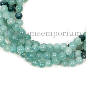 Natural Grandidierite Smooth Round Beads, Grandidierite Plain Round Beads, Grandidierite Beads, Grandidierite Straight Drill Gemstone Beads