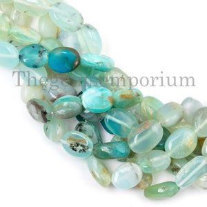 Peru Opal Beads, 6X8-8X10mm Peru Opal Smooth Nugget Beads, Peruvian Opal Beads, Peru Opal Nugget Beads, Nugget Shape Beads, Gemstone Beads