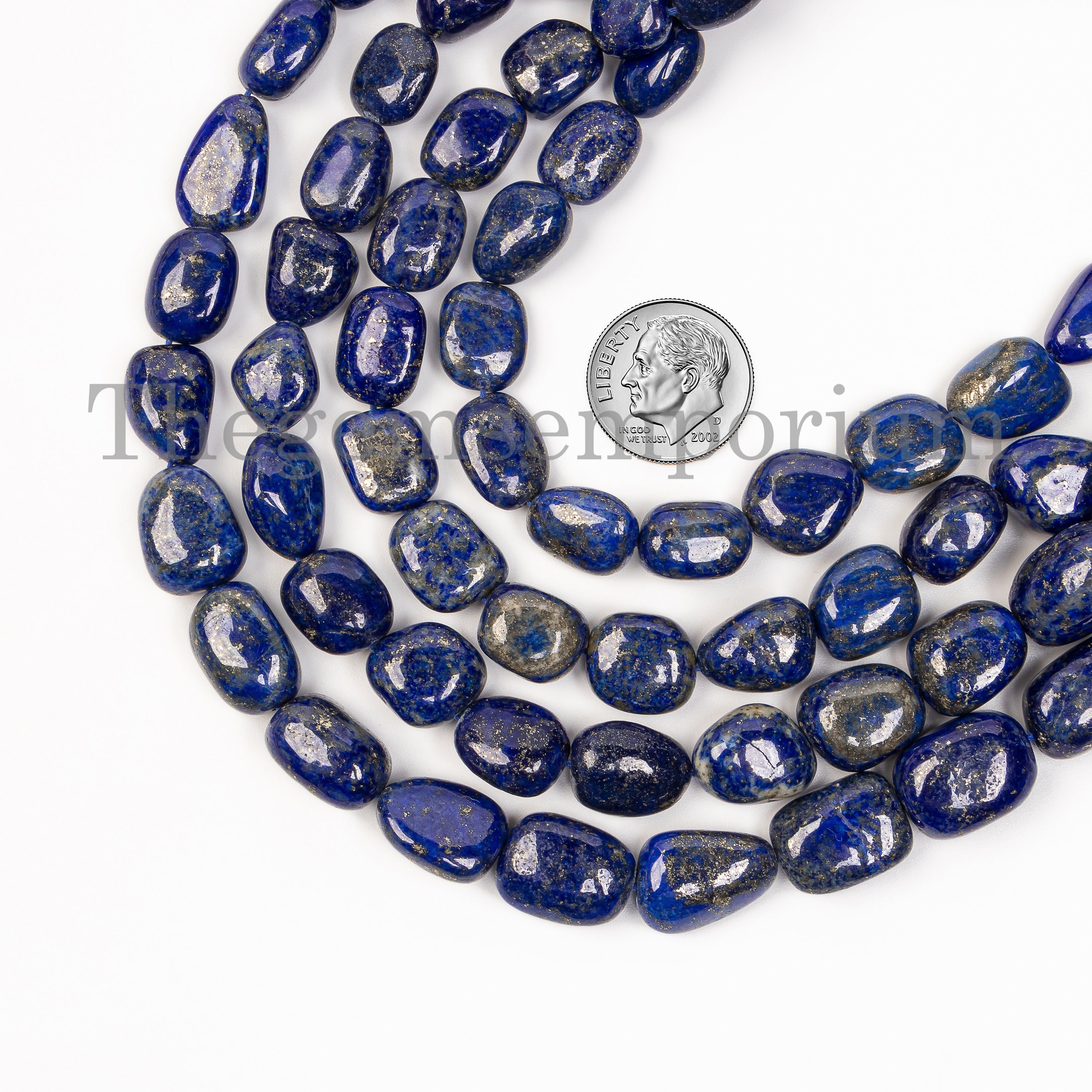 AAA Lapis Lazuli Nugget Beads, Afghanistan, 43cm Strand - Etsy
