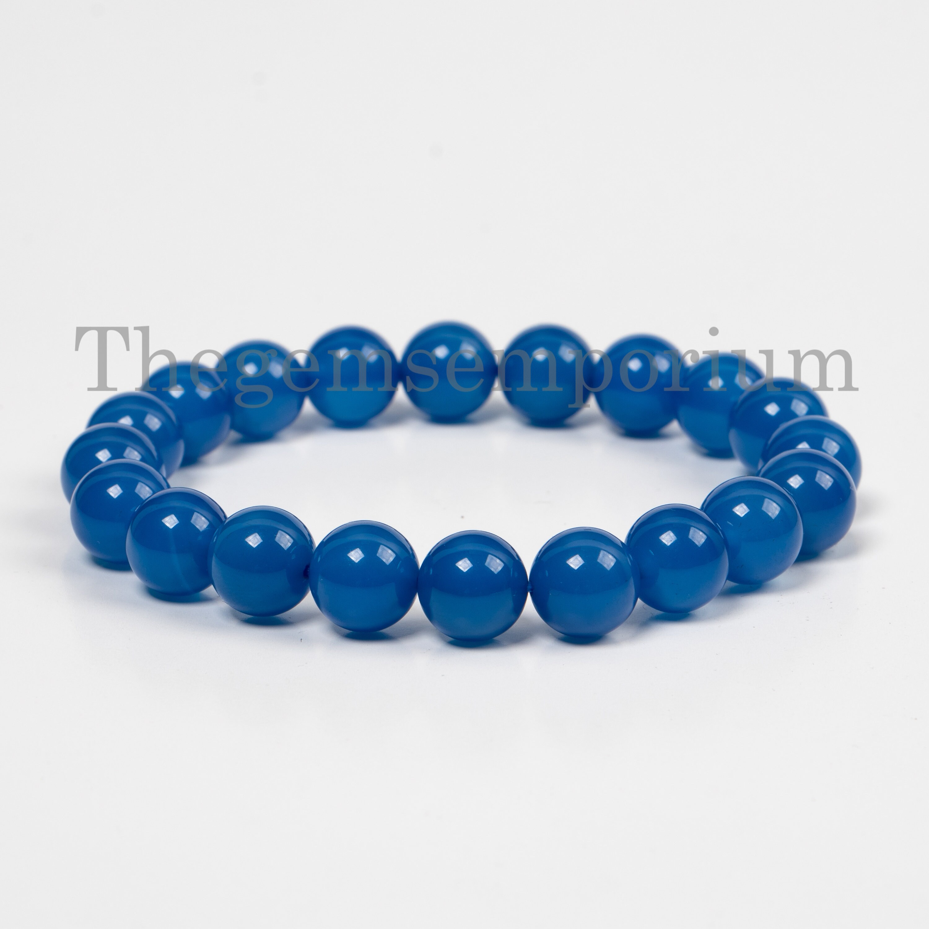 Aquamarin Perlen 10 Mm Edelstein Strang