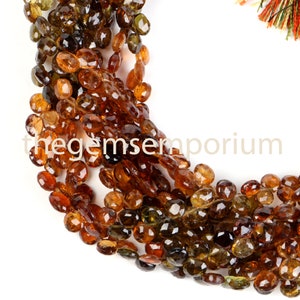 Petro Tourmaline Faceted briolette 4-6MM heart Beads, Tourmaline heart Beads, Tourmaline Faceted Beads, Petro Tourmaline Beads,