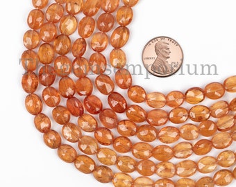Natural Imperial Topaz Oval Beads, Jewelry Making, 7x9-8.50mm