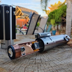 89Sabers Graflex Proffie/cfx Luke Skywalker Lightsaber neopixel install with Handmade Copper chassis (MADE TO ORDER)