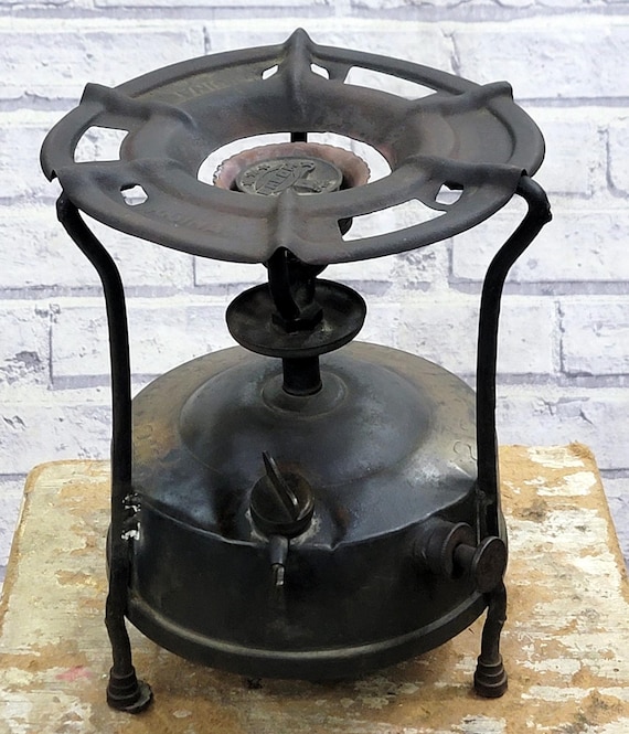 Vintage Brass PRABHAT 212 Kerosene Oil Stove, Antique Portable