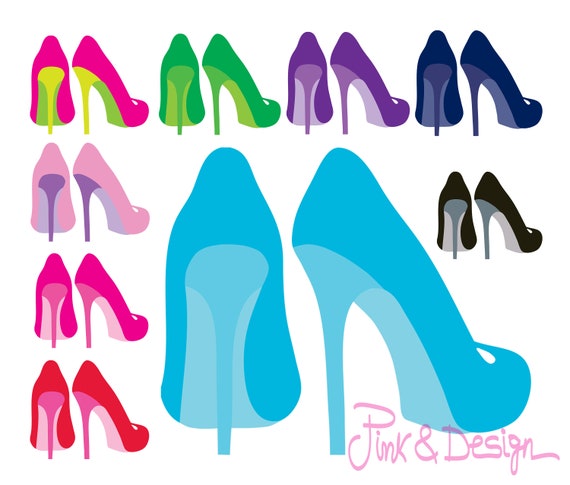 Sketches - High Heel Shoe Graphic Vector - Free Transparent PNG Clipart  Images Download