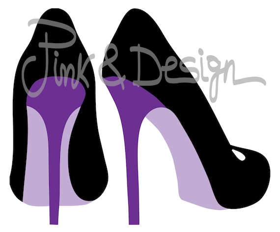 High heel svg, womens shoes svg, stiletto heels svg, for cricut, posters  for the wall • posters digital file, clip art, high heel | myloview.com