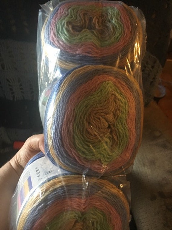 Lion Brand Cupcake Yarn-Flower Patch