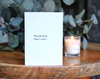 Thank F*#k That’s Over 2020 Christmas Card