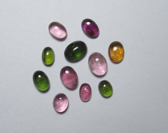 Tourmaline-Cabochon Super Top AAA Quality Natural Size 8X10mm--Height 4MM Weight 2.85Ct-100/% Natural Wholesale Price