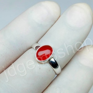 Carnelian Ring, Gemstone Ring, 925 Sterling Silver Ring, Natural Carnelian Ring, Carnelian Jewelry, Handmade Carnelian Ring, Carnelian JR88
