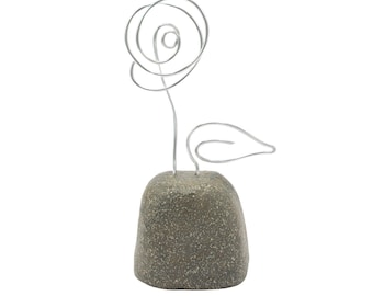 Handmade Ceramic Flower Urn: Small Memorial Keepsake