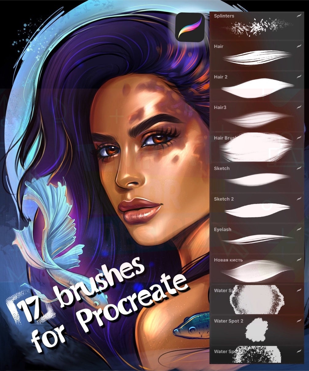 17 Cartoon Style Procreate Brushes procreate brush procreate | Etsy