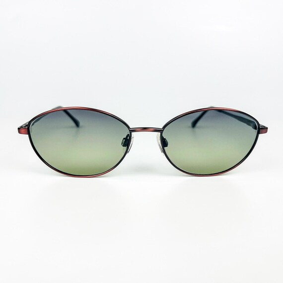 Anne Klein Vintage 90s Sunglasses - Copper Metal Frame  display picture 2