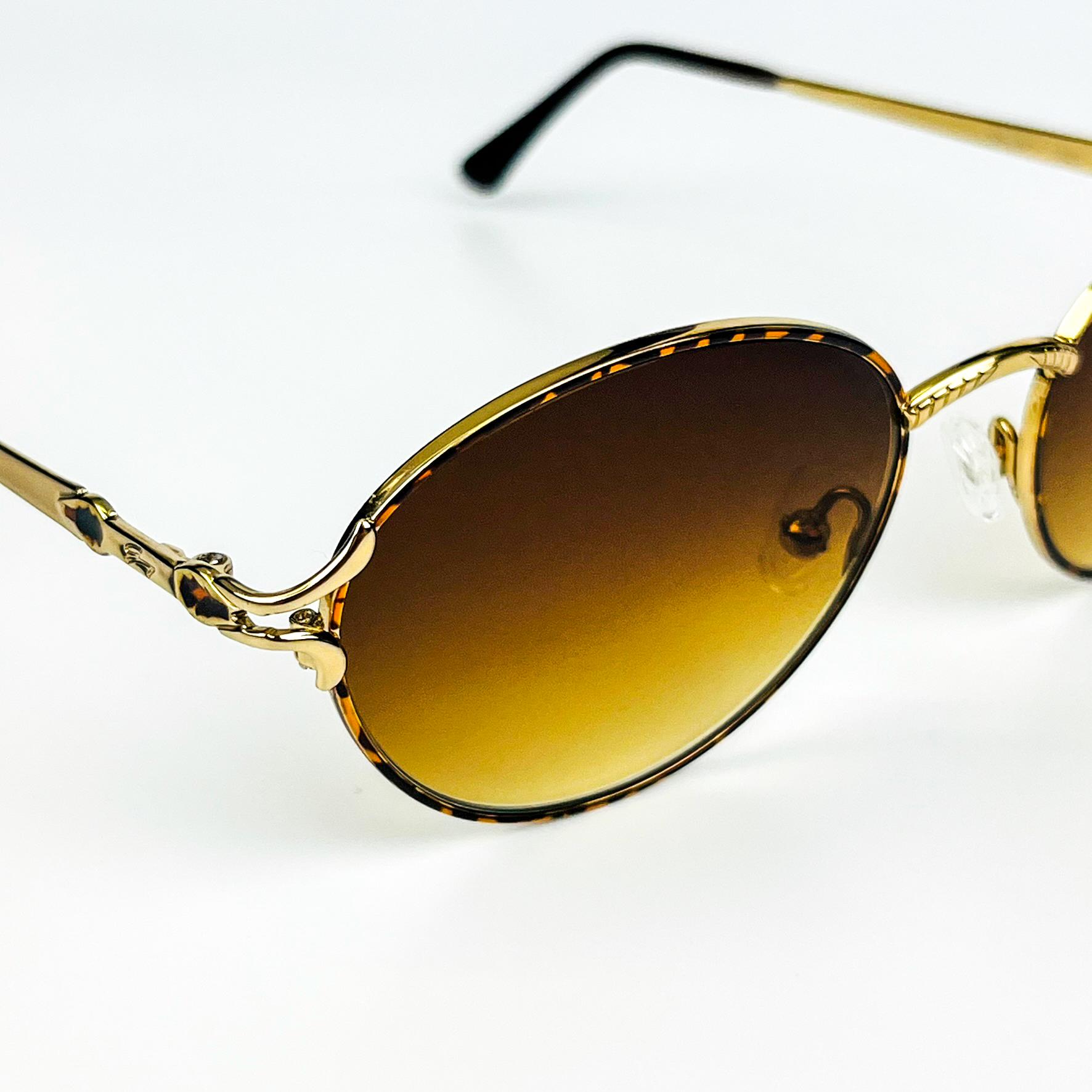 Vintage Genny Sunglasses Frames 90s Genny Vintage 90s Sunglasses – Gold Metal Frame, Polarized  main image 2