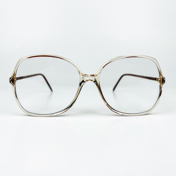 Safilo Vintage 70s Eyeglasses Acetate Frame, Blue Light Filter Made in Italy NOS - UK