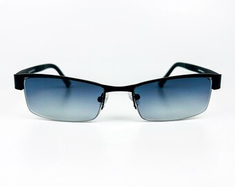 Vintage Y2K Eyeglasses | NOS | Narrow Oval Style | Grey Sun  display picture 3