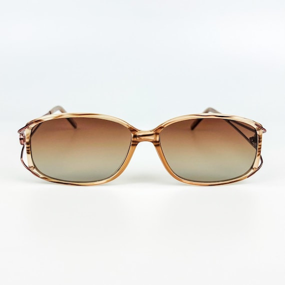 90s Sover Sunglasses: Brown Patterned Frame, Polarized  display picture 2