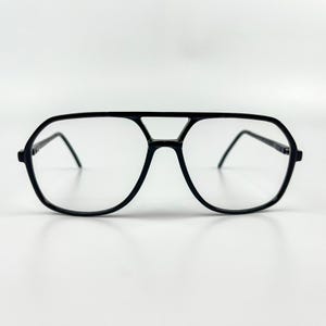 Vintage 80s Aviator Glasses: Blue Light Blocking Eyewear, Made in Italy