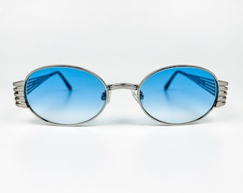 Vintage Vogue Sunglasses Black Blue Keico W44 Alta Moda  display picture 2