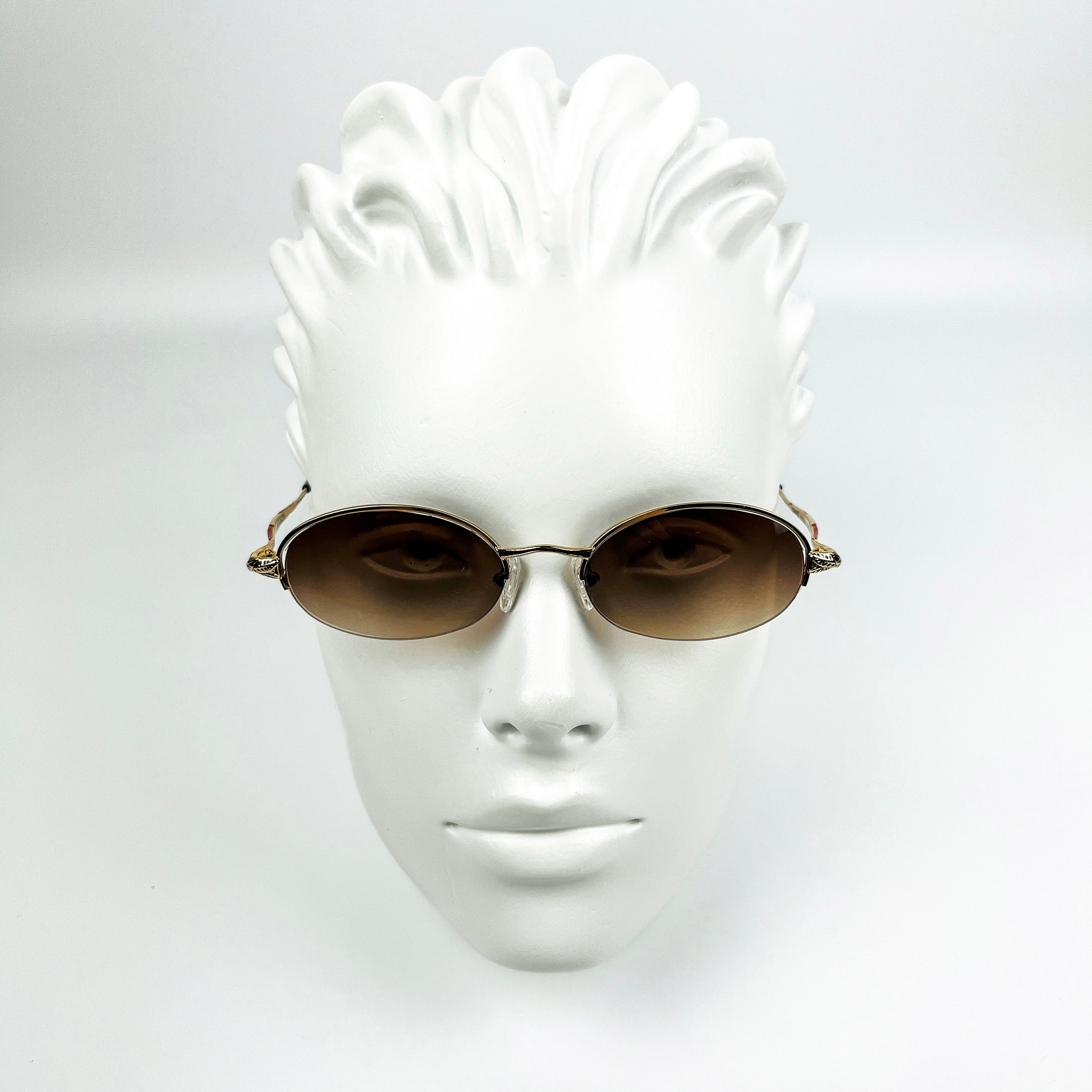 Vintage-Inspired Gold Sunglasses main image 1