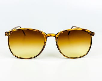 Vintage OLIVER GOLDSMITH BUDE Dark Tortoiseshell Sunglasses 90s